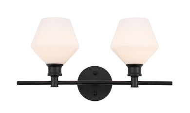 Bathroom Fixtures Two Lights by Elegant Lighting ( 173 | LD2313BK Gene ) 