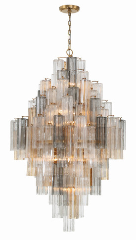 Large Chandeliers Glass Shade by Crystorama ( 60 | ADD-319-AG-AU Addis ) 