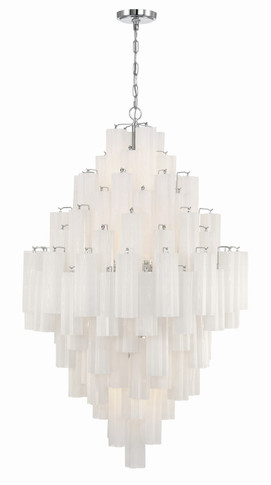 Large Chandeliers Glass Shade by Crystorama ( 60 | ADD-319-CH-WH Addis ) 