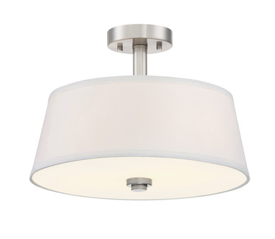 Semi-Flush Mts. Drum Shade by Designers Fountain ( 43 | 88511-SP Studio ) 
