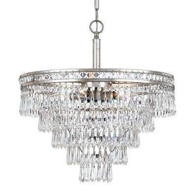 Pendants Empire/Basket by Crystorama ( 60 | 5264-OS-CL-MWP Mercer ) 