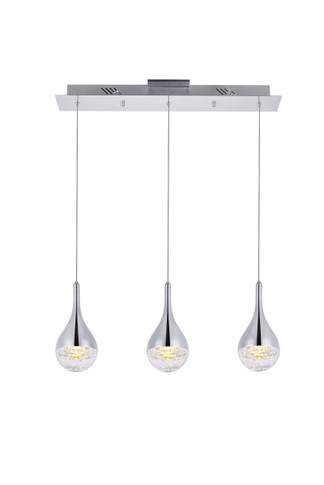 Linear/Island 3 Light Bar by Elegant Lighting ( 173 | 3803D24C Amherst ) 
