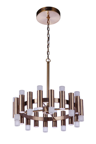 Mini Chandeliers Glass Shade by Craftmade ( 46 | 57520-SB-LED Simple Lux ) 