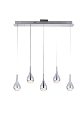 Linear/Island 4 Light + by Elegant Lighting ( 173 | 3805D33C Amherst ) 
