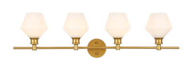 Bathroom Fixtures Four Lights by Elegant Lighting ( 173 | LD2321BR Gene ) 