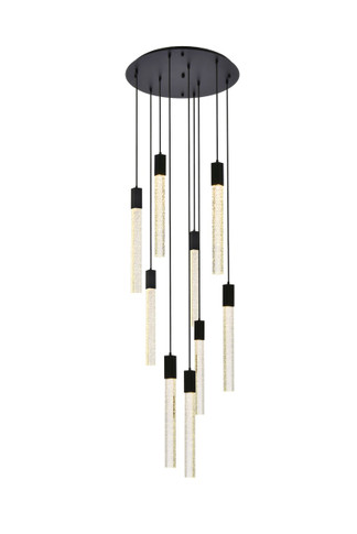 Pendants Multi-port/Cascade by Elegant Lighting ( 173 | 2067D24BK Weston ) 