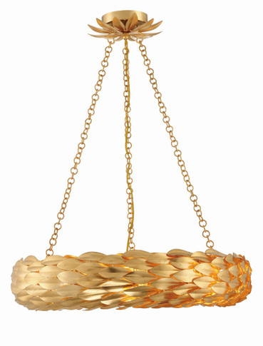 Mid. Chandeliers Metal Shade by Crystorama ( 60 | 536-GA Broche ) 