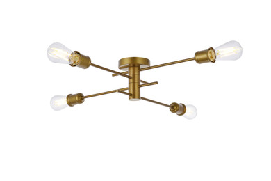 Flush Mounts Exposed Lamps by Elegant Lighting ( 173 | LD7050F26BR Xavier ) 