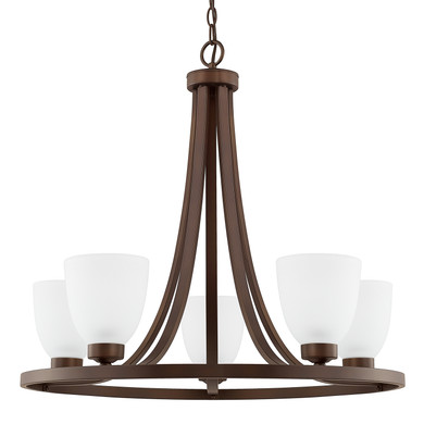 Mid. Chandeliers Glass Up by Capital Lighting ( 65 | 414351BZ-333 Jameson ) 