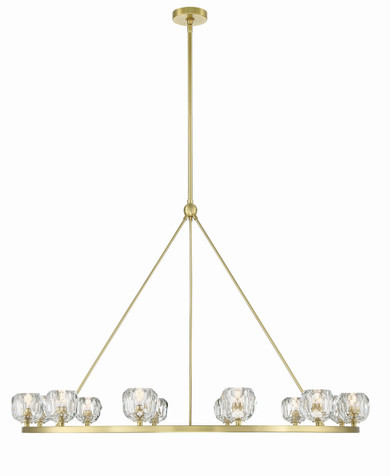 Large Chandeliers Glass Shade by Crystorama ( 60 | ARA-10266-SB Aragon ) 