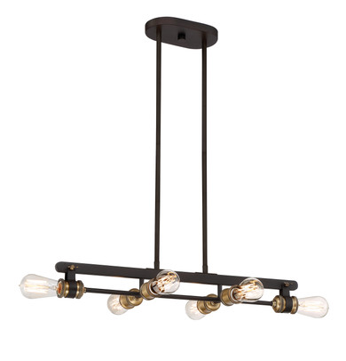 Linear/Island 4 Light + by Designers Fountain ( 43 | 91086-VB Miles ) 