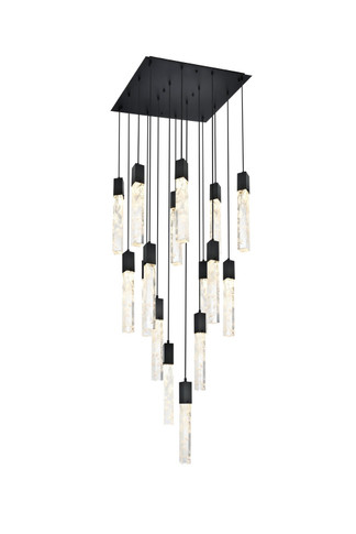 Mid. Chandeliers Multi-Port/Cascade by Elegant Lighting ( 173 | 2088G30BK Aurora ) 