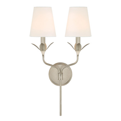 Sconces Double Candle by Crystorama ( 60 | 562-SA Broche ) 