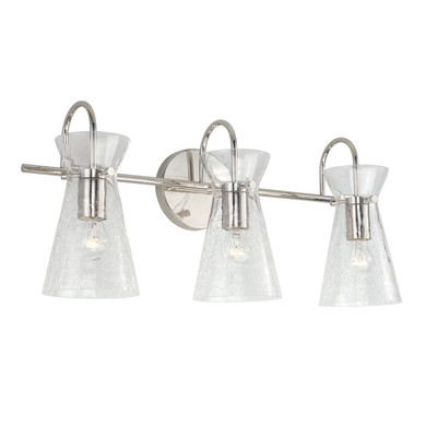 Bathroom Fixtures Three Lights by Capital Lighting ( 65 | 142431PN Mila ) 