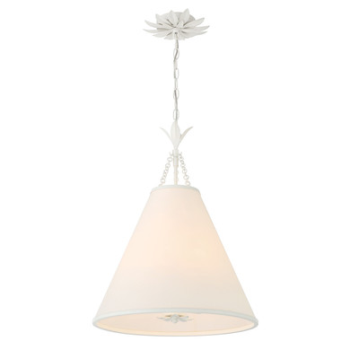 Pendants Fabric Shade by Crystorama ( 60 | 564-MT Broche ) 