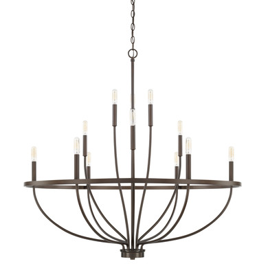 Large Chandeliers Candle by Capital Lighting ( 65 | 428501BZ Greyson ) 