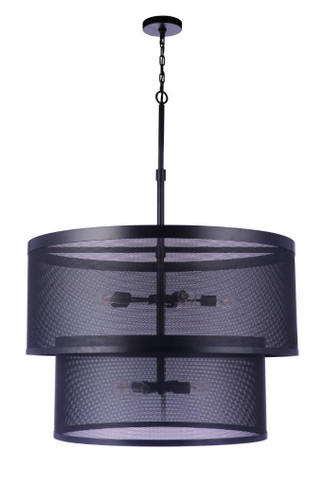 Mid. Chandeliers Metal Shade by Craftmade ( 46 | 58999-FB Mesh ) 