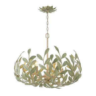 Mid. Chandeliers Candle by Crystorama ( 60 | 566-CT Broche ) 