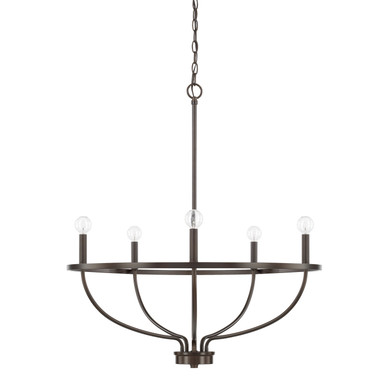Mid. Chandeliers Candle by Capital Lighting ( 65 | 428551BZ Greyson ) 