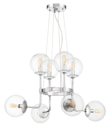 Mid. Chandeliers Glass Down by Designers Fountain ( 43 | 92088-CH Welton ) 