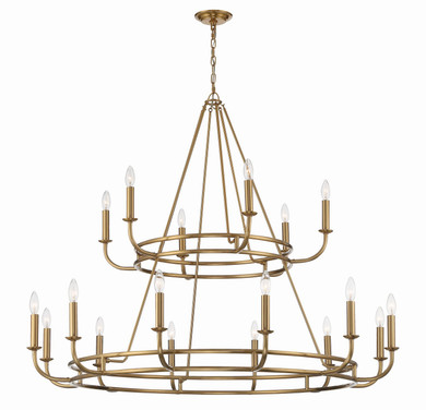 Large Chandeliers Candle by Crystorama ( 60 | BAI-A2109-AG Bailey ) 