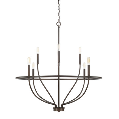 Mid. Chandeliers Candle by Capital Lighting ( 65 | 428581BZ Greyson ) 
