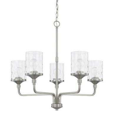 Mid. Chandeliers Glass Up by Capital Lighting ( 65 | 428851BN-451 Colton ) 