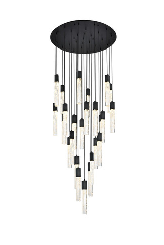Large Chandeliers Multi-Port/Cascade by Elegant Lighting ( 173 | 2089G42BK Aurora ) 