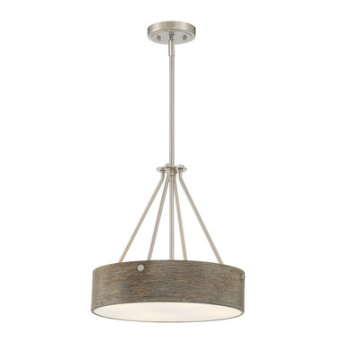 Pendants Drum Shade by Designers Fountain ( 43 | D228M-16P-BN Erba ) 