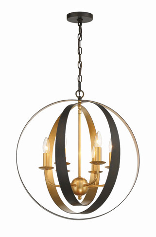 Foyer/Hall Lanterns Open Frame by Crystorama ( 60 | 585-EB-GA Luna ) 