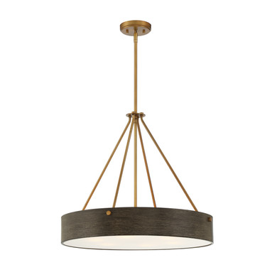 Pendants Drum Shade by Designers Fountain ( 43 | D228M-24P-OSB Erba ) 