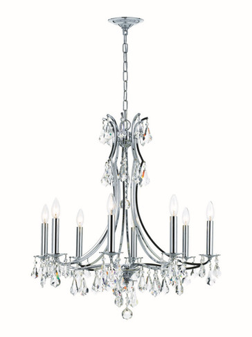 Mid. Chandeliers Candle by Crystorama ( 60 | 5938-CH-CL-MWP Cedar ) 