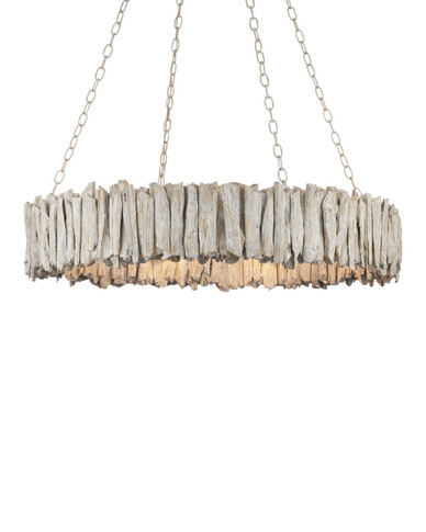 Large Chandeliers Drum Shade by Currey and Company ( 142 | 9000-1249 Driftwood Collection ) 