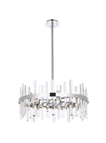 Mid. Chandeliers Drum Shade by Elegant Lighting ( 173 | 2200D25C Serena ) 