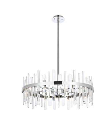 Mid. Chandeliers Drum Shade by Elegant Lighting ( 173 | 2200D32C Serena ) 