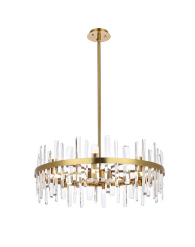 Mid. Chandeliers Drum Shade by Elegant Lighting ( 173 | 2200D32SG Serena ) 