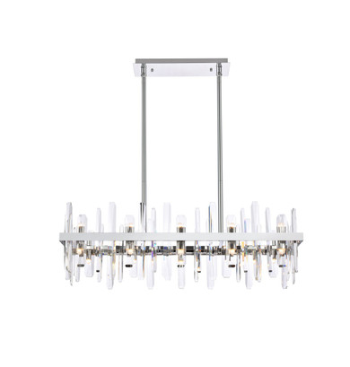 Large Chandeliers Glass Shade by Elegant Lighting ( 173 | 2200G36C Serena ) 