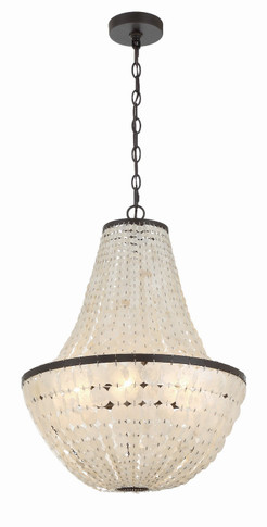 Mini Chandeliers Empire/Basket by Crystorama ( 60 | BRI-3006-DB Brielle ) 