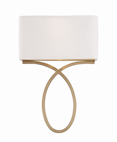 Sconces Drum Shade by Crystorama ( 60 | BRK-A3702-VG Brinkley ) 