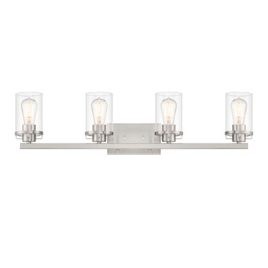 Bathroom Fixtures Four Lights by Designers Fountain ( 43 | 93304-BN Jedrek ) 