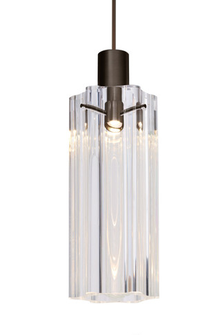 Mini Pendants Glass Down by Besa ( 74 | X-ICE7CL-BR Besa Ice 7 Pendant ) 