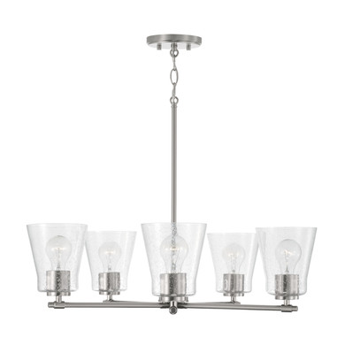 Mid. Chandeliers Glass Up by Capital Lighting ( 65 | 446951BN-533 Baker ) 