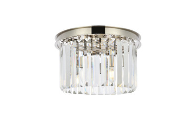 Flush Mounts Drum Shade by Elegant Lighting ( 173 | 1238F16PN/RC Sydney ) 