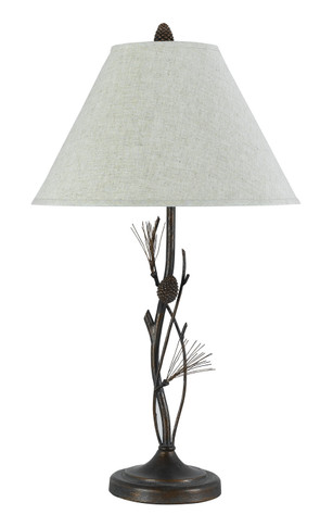 Lamps Table by Cal Lighting ( 225 | BO-961TB Pine ) 