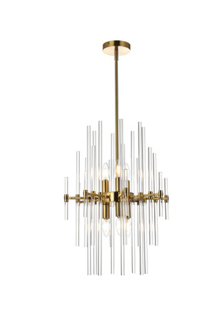 Mini Chandeliers Candle by Elegant Lighting ( 173 | 2502D17SG Sienna ) 
