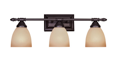 Bathroom Fixtures Three Lights by Designers Fountain ( 43 | 94003-ORB Apollo ) 