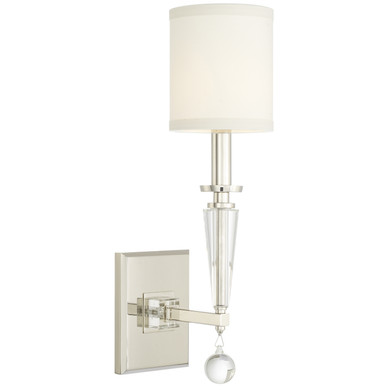 Sconces Drum Shade by Crystorama ( 60 | 8101-PN Paxton ) 