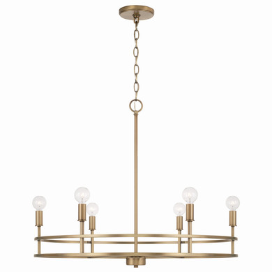 Mid. Chandeliers Candle by Capital Lighting ( 65 | 448761AD Fuller ) 