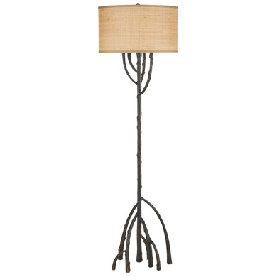 Lamps Floor by Currey and Company ( 142 | 8000-0142 Mangrove Bronze Floor Lamp ) 