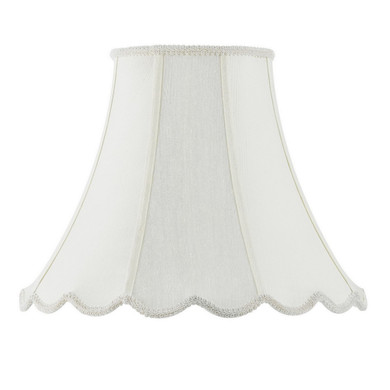 Shades Fancy by Cal Lighting ( 225 | SH-8105/12-EG PIPED SCALLOP BELL ) 
